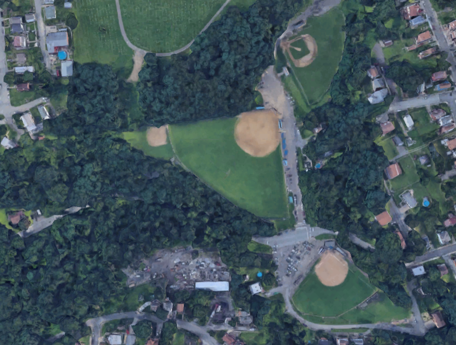 Aerial image of Volunteers Field Park