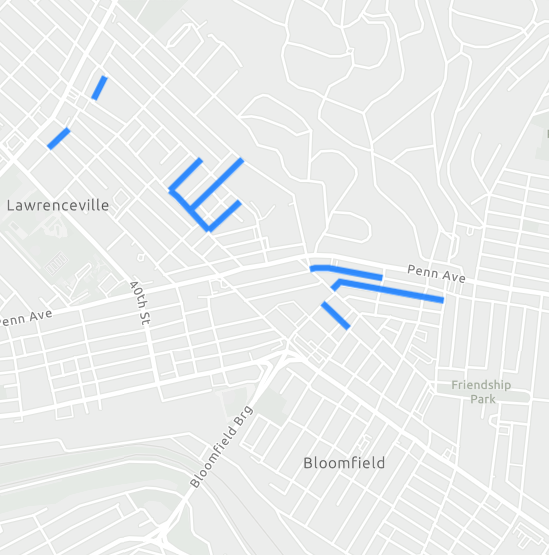 Lawrenceville project map