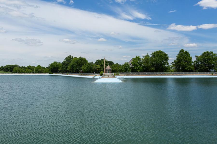 Image of the Highland I Reservoir in Highland Park