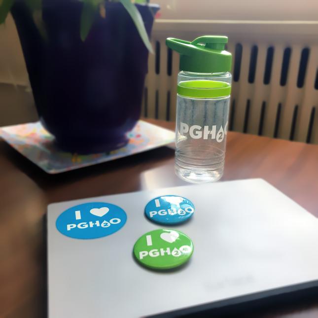 Image of branded Pgh2o swag