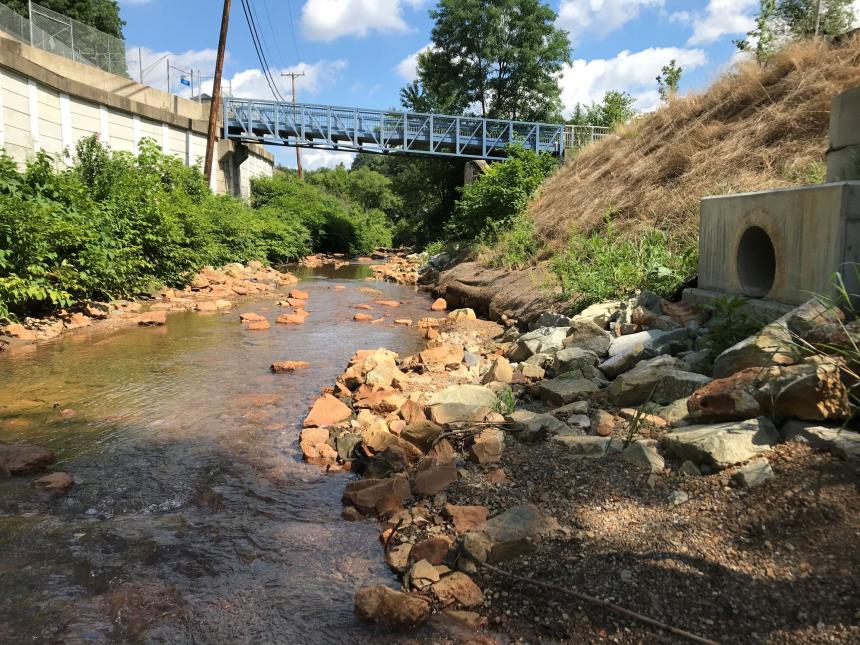 Saw Mill Run Stream Restoration at Accamando Center