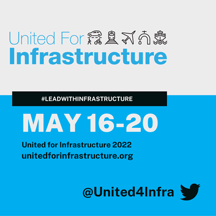 United for Infrastructure 2022 square graphic