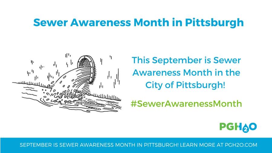 Sewer Awareness Month 2022 graphic