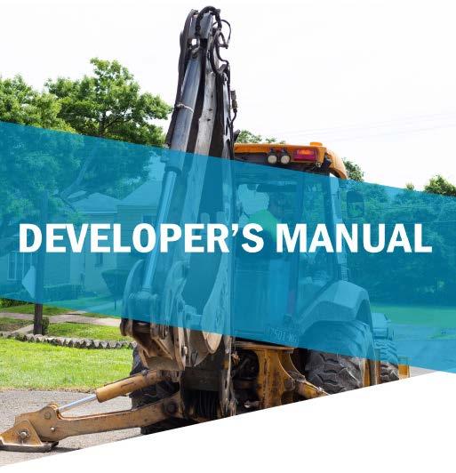 The front cover of our Developer's Manual