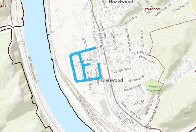 Hazelwood project area