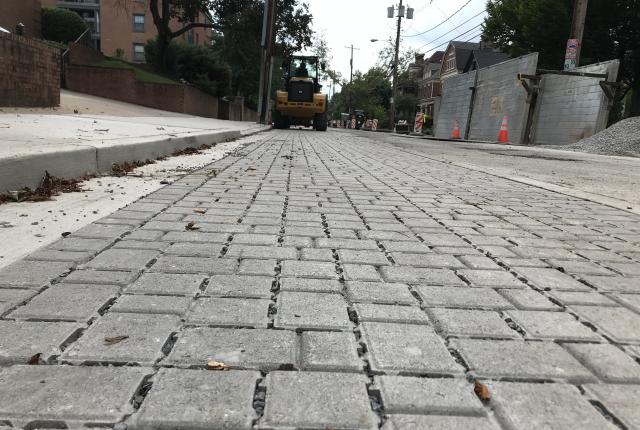 A permeable paver parking lane for the Maryland Avenue Stormwater Project