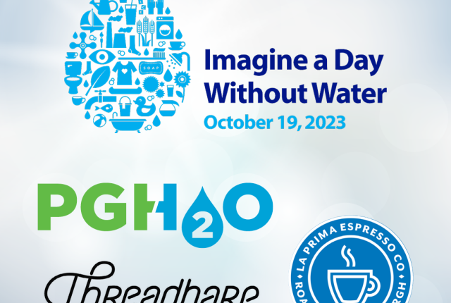 Imagine a Day Without Water with PWSA and Partner Logos